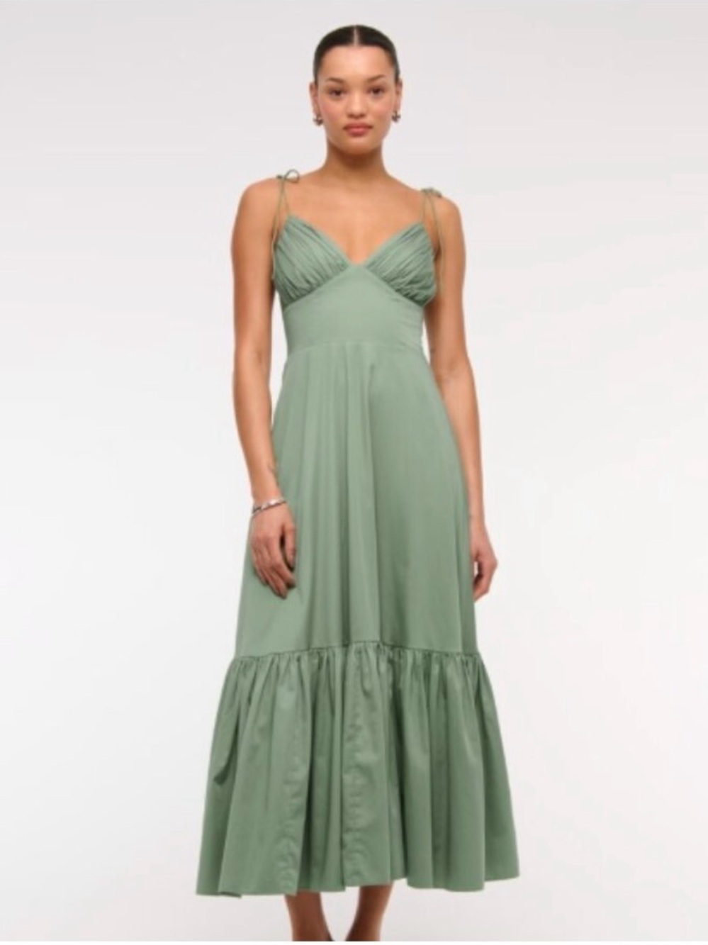 Abercrombie sage green dress